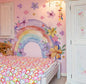 Kids Rainbow Wall Sticker Set – Colorful Kids Room Wall Décor