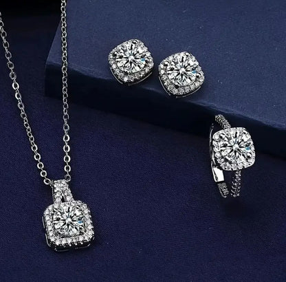 Zircon Set – Sparkling Zircon Jewelry Set for Women