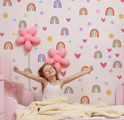 Pink Bow Wall Stickers for Girls' Room | Cute room Decor for a Dreamy Space