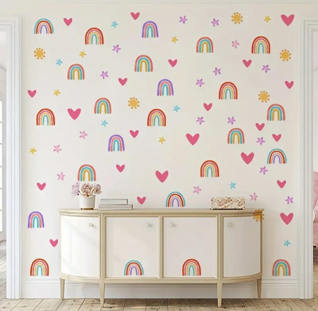 Pink Bow Wall Stickers for Girls' Room | Cute room Decor for a Dreamy Space