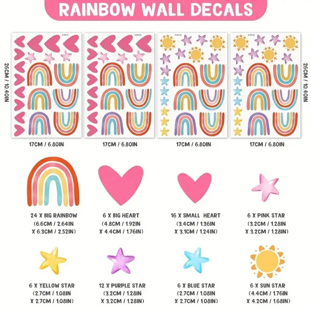 Pink Bow Wall Stickers for Girls' Room | Cute room Decor for a Dreamy Space