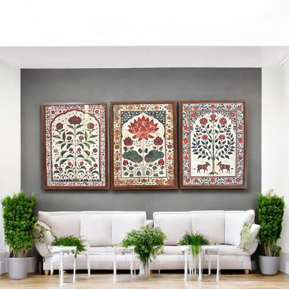 Folk Art Frame Set – Timeless Cultural Elegance